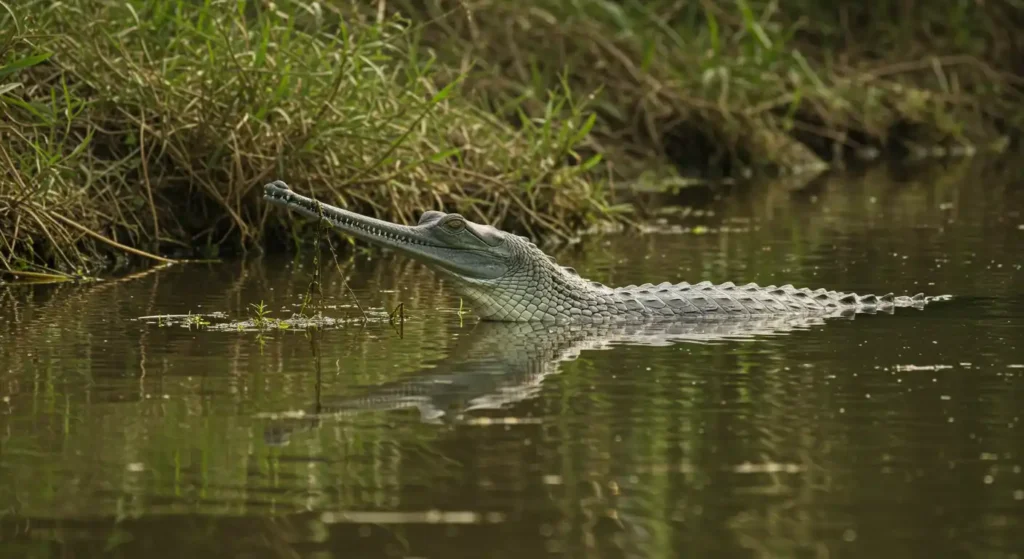 gharial in katarniaghat