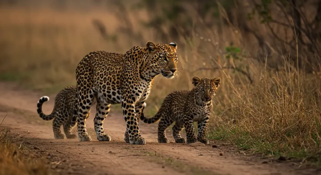 leopard in kishanpur